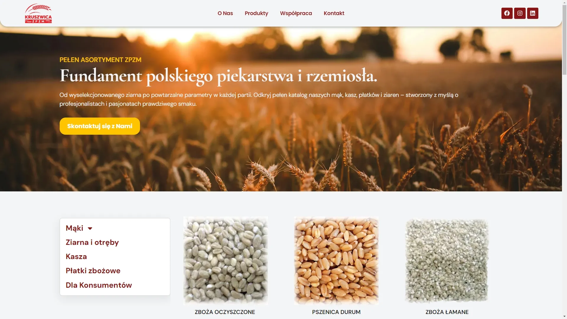 ZPZM Kruszwica — listing produktów